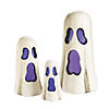 11" - 23" Flashing Light-Up Ghost Halloween Decorations - 3 Pc. Image 1