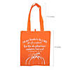 11 3/4" x 12 1/2"  Large Nonwoven Religious Fall Harvest Tote Bags - 12 Pc. Image 1