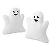 11 3/4&quot; x 13 3/4&quot; Halloween Fuzzy Polyester Ghost Pillows Set - 2 Pc. Image 1