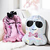 11 3/4" x 13 3/4" Halloween Metallic Polyester Ghost Pillows Set - 2 Pc. Image 1