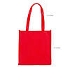 11 3/4&amp;#8221; x 14 1/4&amp;#8221; Bulk 50 Pc. Large Primary Color Nonwoven Shopping Tote Bags Image 1