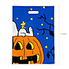 11 3/4" x 17" Bulk 50 Pc. Peanuts&#174; Halloween Trick-Or-Treat Plastic Goody Bags Image 1