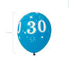 11" 30th Birthday Sparkle Latex Balloon Assortment &#8211; 6 Pc. Image 1