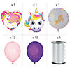 11" - 38" Unicorn Birthday Balloon Bouquet &#8211; 28 Pc. Image 1