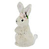 11.5" Beige Plush Girl Standing Easter Bunny Rabbit Figure Image 1