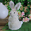 11.5" Beige Plush Girl Standing Easter Bunny Rabbit Figure Image 2