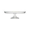 11.6" Clear Medium Round Plastic Cake Stands (7 Cake Stands) Image 1