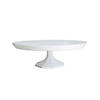 11.6" White Medium Round Plastic Cake Stands (7 Cake Stands) Image 1