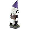 11.75" Gnome Skeleton "Keep Out" Halloween Decoration Image 3