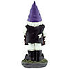 11.75" Gnome Skeleton "Keep Out" Halloween Decoration Image 4