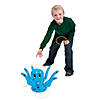 11&quot; Blue Inflatable Smiling Octopus Plastic Ring Toss Game  Image 1