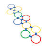 11" Bright Colors Hopscotch Rings Active & Outdoor Games Set Image 1