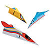 11" Classic Build-Your-Own Multicolor Paper Airplanes - 24 Pc. Image 1