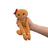 11" Classic Long Arm Brown Stuffed Gingerbread Characters - 12 Pc. Image 1