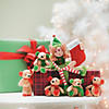 11" Classic Long Arm Red & Green Stuffed Christmas Elves - 12 Pc. Image 1