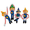 11" Fall Multicolor Long-Arm Stuffed Scarecrows &amp;#8211; 12 Pc.   Image 1