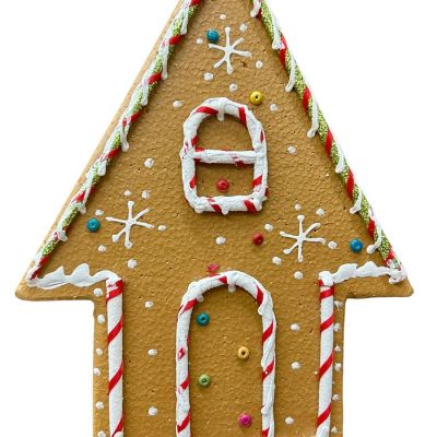 11" Gingerbread House Ornament Image 1