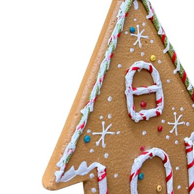 11" Gingerbread House Ornament Image 3