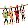 11" Halloween Character Long Arm Stuffed Sock Monkeys - 12 Pc. Image 1