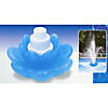 11-Inch Blue Triple Tier Flower Blossom Swimming Pools Water Fountain Image 2