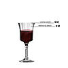 11 oz. Crystal Cut Plastic Wine Goblets (16 Goblets) Image 3