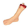 11" Severed Plastic Foot Halloween Tabletop Decoration Image 1