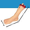 11" Severed Plastic Foot Halloween Tabletop Decoration Image 2