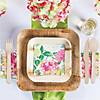 11" Square Palm Leaf Eco Friendly Disposable Dinner Plates (25 Plates) Image 3
