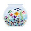 11" x 10 1/4" Count to 100 Fishbowl Paper Sticker Scenes - 12 Pc. Image 1