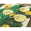 11" x 15" Natural Leaf-Shaped Bamboo Paper Hand Fans  - 12 Pc. Image 1