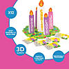 11&quot; x 17&quot; Advent Calendar with Stickers Cardstock Craft Kit - Makes 12 Image 2