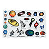 11" x 17" DIY Giant Planet Repositionable Sticker Scenes - 12 Pc. Image 1