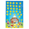 11&quot; x 17&quot; Nativity Advent Calendar Paper Sticker Scenes - 12 Pc. Image 1