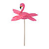 11&quot; x 19 1/2&quot; DIY Unfinished Wood Flamingo Windmill Craft Kit &amp;#8211; Makes 3 Image 2