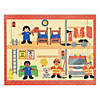 11" x 8 1/2" DIY Firefighter Paper Sticker Scenes - 12 Pc. Image 1