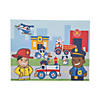 11" x 8 1/2" Rescue Hero Paper Sticker Scenes - 12 Pc. Image 1