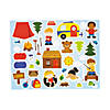 11" x 8 1/2" Summer Camp Multicolor Paper Sticker Scenes - 12 Pc. Image 2