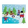 11" x 8 1/2" Winter Paper Repositionable Sticker Scenes - 12 Pc. Image 1