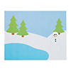 11" x 8 1/2" Winter Paper Repositionable Sticker Scenes - 12 Pc. Image 1