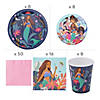111 Pc. Disney&#8217;s The Little Mermaid Tableware Kit for 8 Guests Image 1