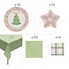 115 Pc. Once Upon a Snowfall Disposable Tableware Kit for 24 Guests Image 1