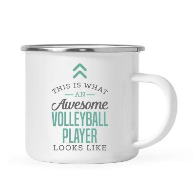 11oz Camp Mug Awesome Volleyball Player Image 1