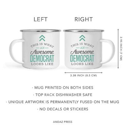 11oz Campfire Mug Awesome Democrat Image 3