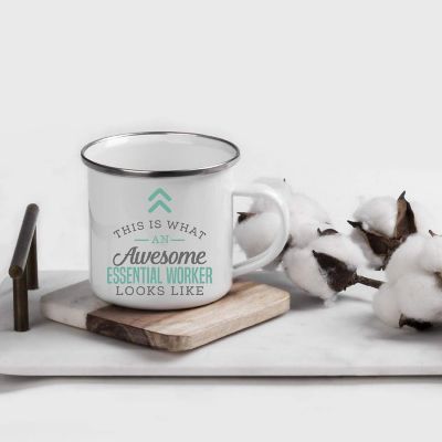 11oz Campfire Mug Awesome Essential Worker Image 1