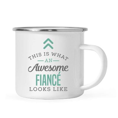 11oz Campfire Mug Awesome Fianc&amp;#233; Image 1