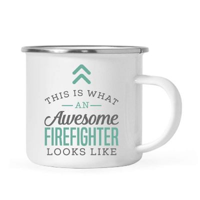 11oz Campfire Mug Awesome Firefighter Image 1