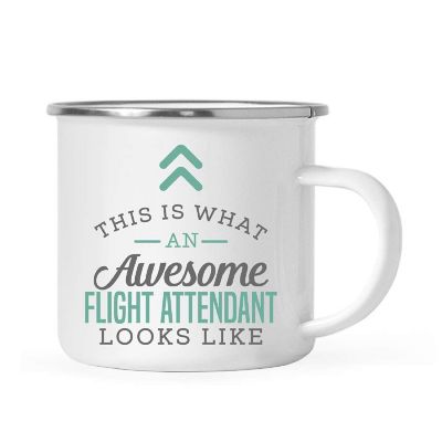 11oz Campfire Mug Awesome Flight Attendant Image 1