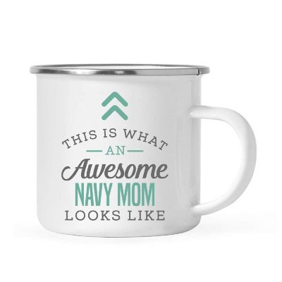 11oz Campfire Mug  Awesome Navy Mom Image 1