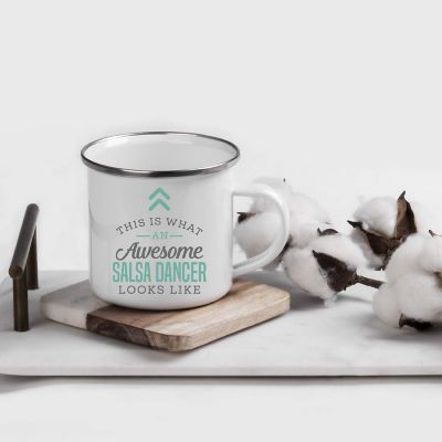 11oz Campfire Mug Awesome Salsa Dancer Image 1
