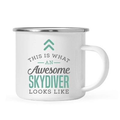 11oz Campfire Mug Awesome Skydiver Image 1